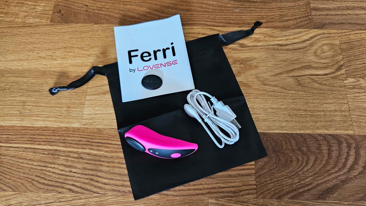 Inhalt der Verpackung des Lovense Ferri