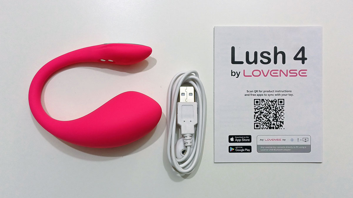 Inhalt der Verpackung des Lovense Lush 4