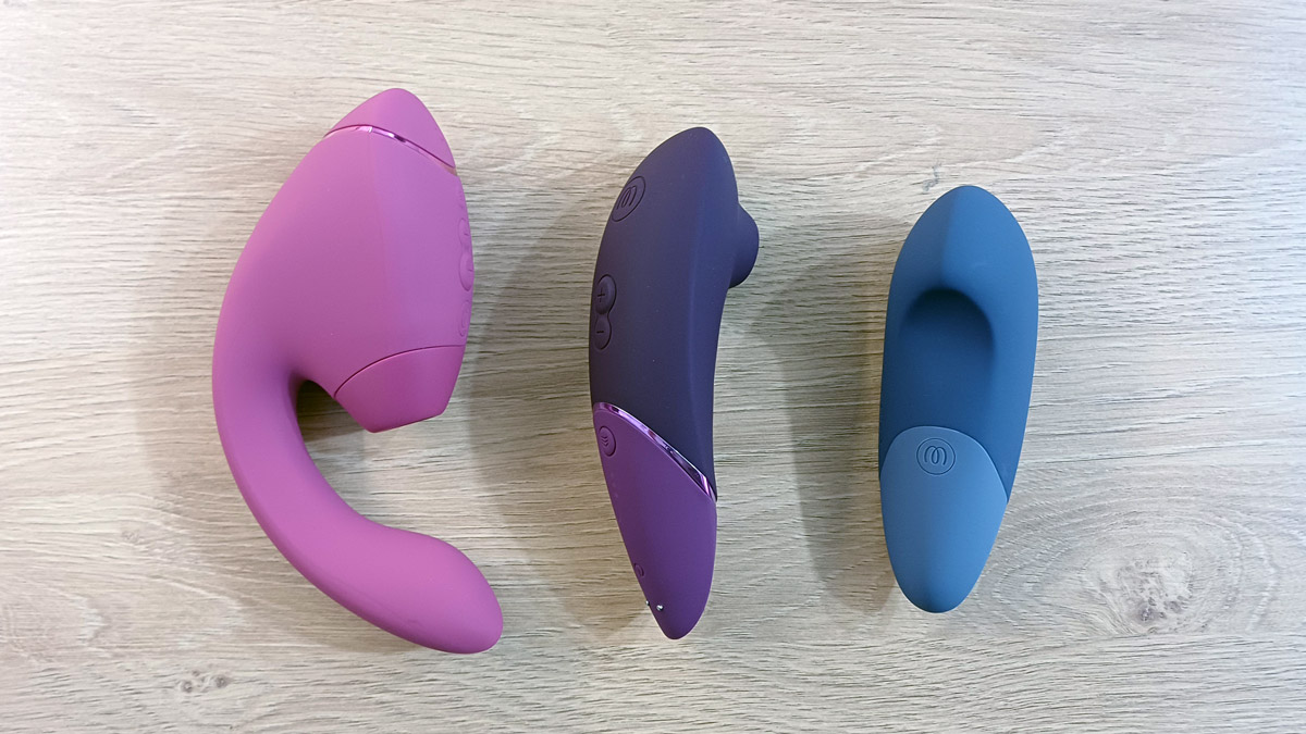 Womanizer Next Duo neben Womanizer Next und Womanizer Vibe