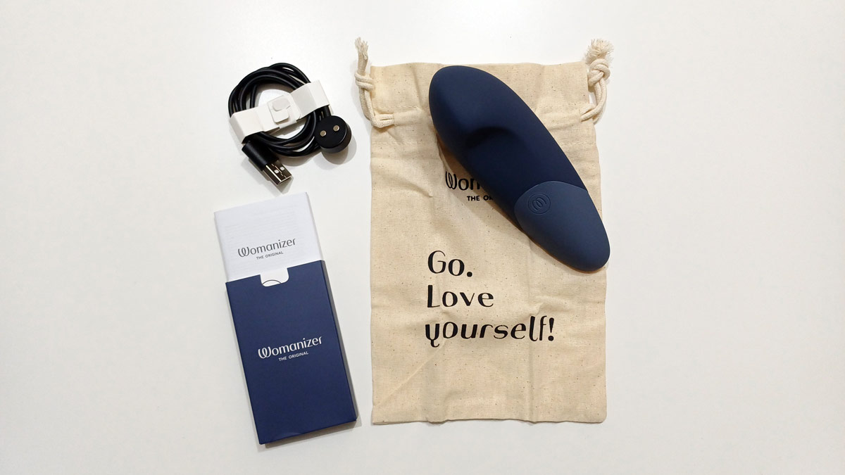 Inhalt der Verpackung des Womanizer Vibe